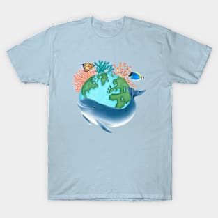 Dolphin and His World, Sea Life T-Shirt